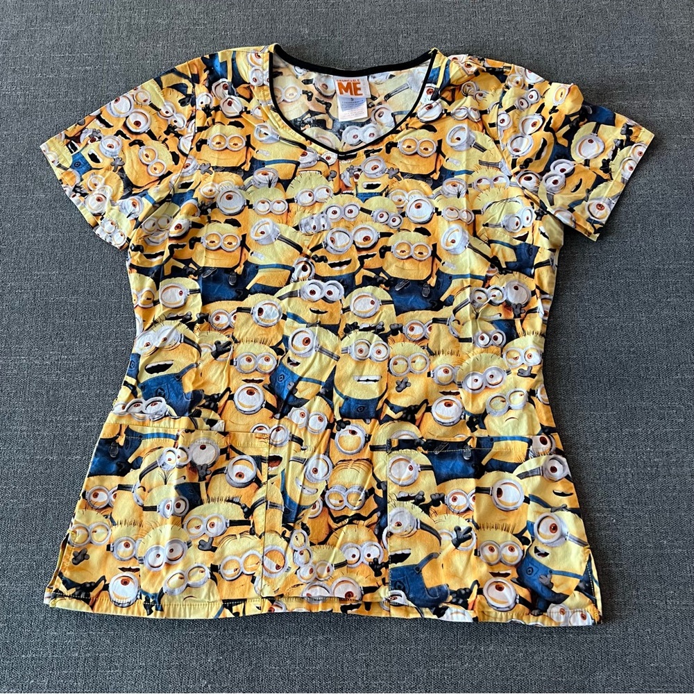 Despicable Me Minions scrub top